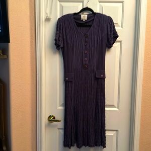 Vintage Mzm Navy blue dress